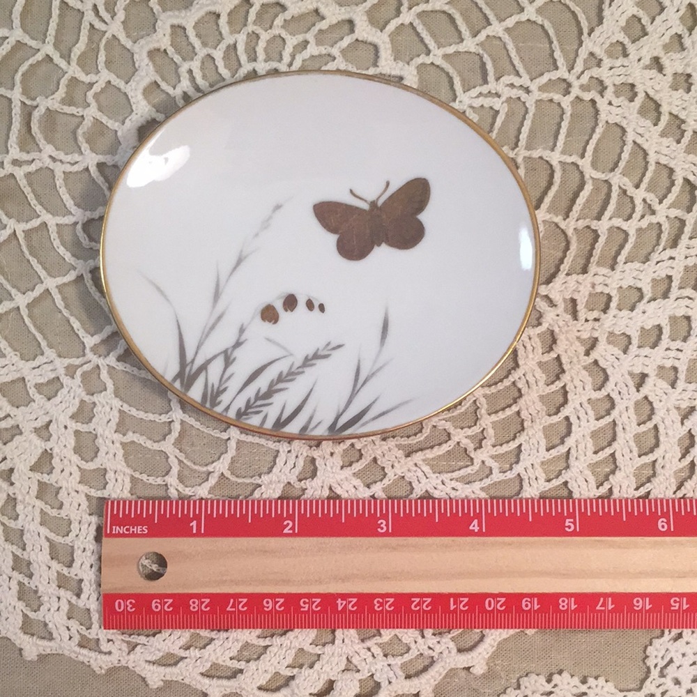Vintage Gold Butterfly Design Dish Rosenthal Wartime Import - Picture 8 of 10